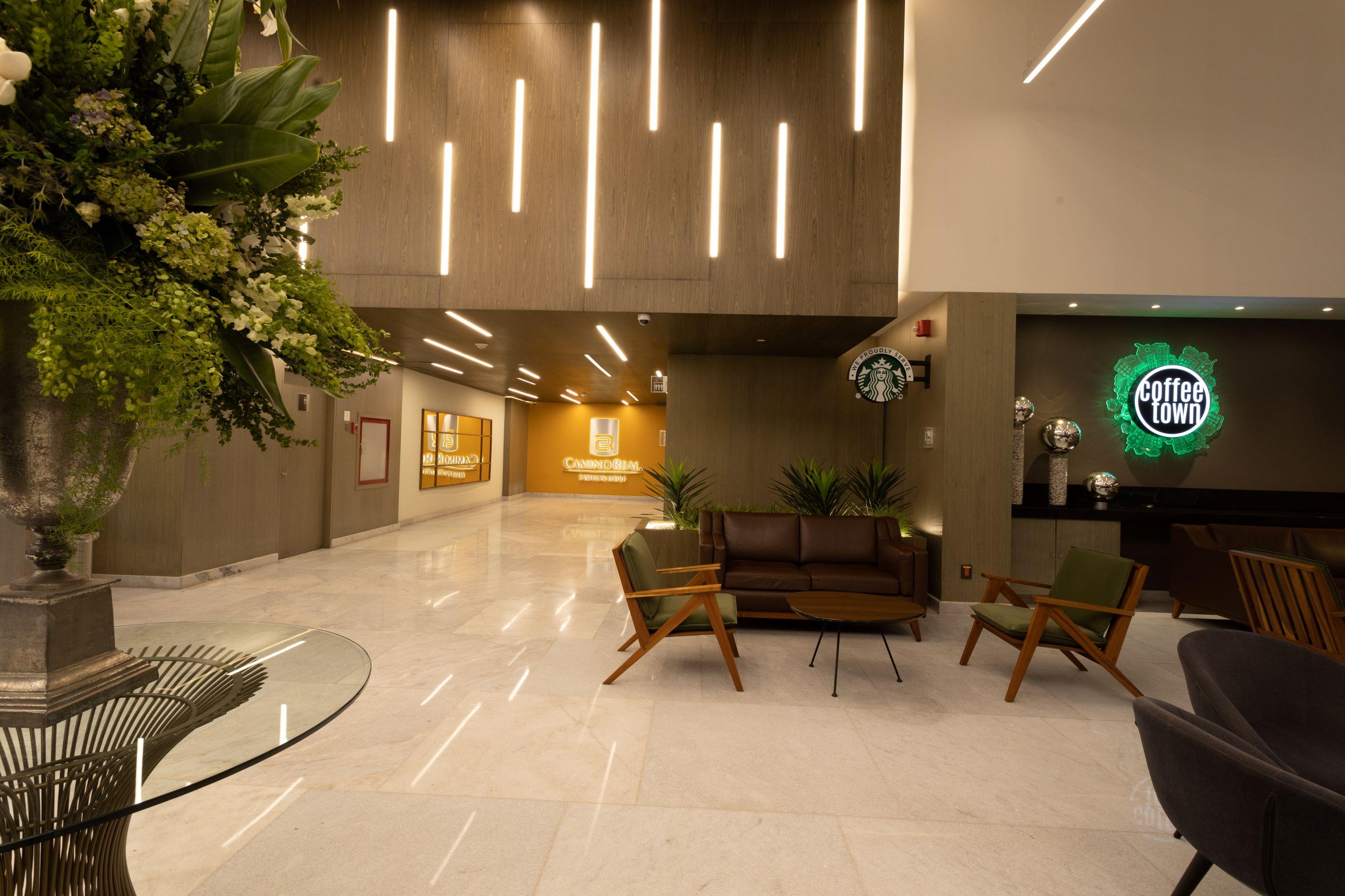 Camino Real Fashion Drive Monterrey Hotel San Pedro Garza Garcia Buitenkant foto The lobby of the Center for the Arts